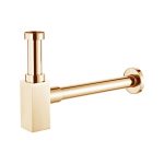 Sifão de garrafa Quadrado Dourado