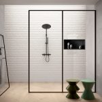 Nicho 295 x 595 x 80 mm em Solid Surface Preto