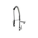 Monocomando com torneira Kitchen de lava loiça com mola