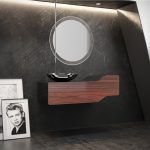 Móvel Hera Preto/Pau de ferro