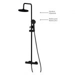 Combinado de duche Preto