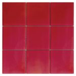 Pastilha Architect Glass R50 Red - Mate - 30x30cm