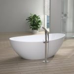 Banheira Egg em Pó de Pedra Branco Gloss