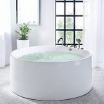 Banheira de Hidromassagem New Full Moon em Acrílico Branco Gloss