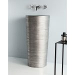 Lavatório em Pedestal Lingote Silver