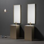 Lavatório em Pedestal Lingote