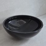 Lavatório em Vidro Preto - RLVBLACK40