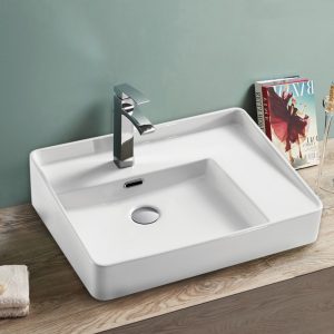 Lavatório Retangular Branco -  RS1430