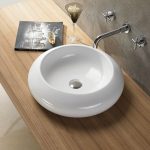 Lavatório Redondo Branco -  RS223