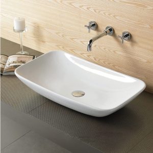 Lavatório Retangular Branco -  RS0144E408X