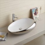 Lavatório Oval Assimétrico Silver - RS7807SW