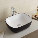 Lavatório Retangular Black and White - RS78104BW