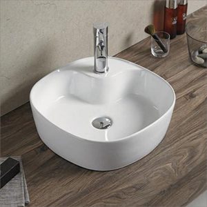 Lavatório Quadrado Branco -  RS78202