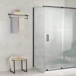 Painel Lateral Fixo Best in Black de 90CM + Kit The Perfis Preto