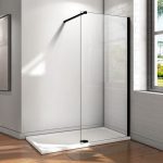 Resguardo Tipo Duche Italiano Screen Black de 120CM