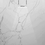 Base de chuveiro Mineral White Marble