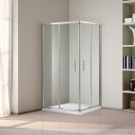 Resguardo de Duche Angular Happy 80x80cm