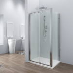 Resguardo de Duche painel lateral ZFold 90cm