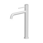 Monocomando Smooth de Lavatório Alto Branco Mate