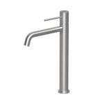 Monocomando Smooth de Lavatório Alto Níquel Escovado