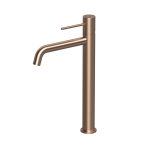 Monocomando Smooth de Lavatório Alto Rose Gold