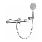 Monocomando Smooth de Banheira Cromado