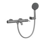 Monocomando Smooth de Banheira Gun Metal