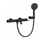 Monocomando Smooth de Banheira Preto Mate