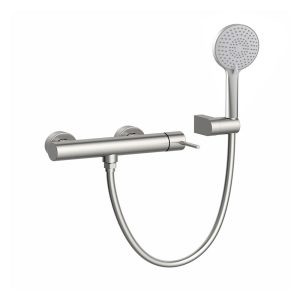 Smooth Brushed Nickel Shower Mixer