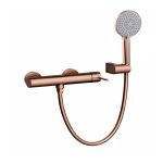 Monocomando Smooth de Duche Rose Gold Escovado