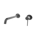 Monocomando Smooth de Encastre Gun Metal
