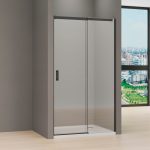 Resguardo de Duche Frontal Timeless 1,60M Preto