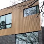 Fachada Ripado Co-extrudido Maple