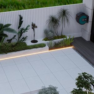 Fachada Ripado Co-extrudido White