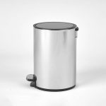 Balde 5L pedal Cromado Brilho