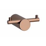 Cabide duplo SMOOTH Rosa Gold Escovado