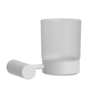 Porta Copo SMOOTH Branco Mate