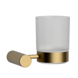 Porta Copo SMOOTH Dourado Escovado