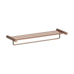 Toalheiro Prateleira SMOOTH Rosa Gold Escovado