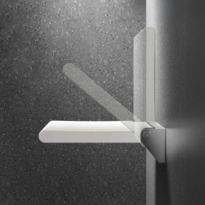 Banco/Assento rebatível em inox SUS304