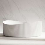 Banheira Organic em acrílico Branco Mate