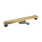 Calha de duche em inox 90cm Dourado