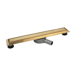 Calha de duche em inox 80cm Dourado