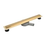 Calha de duche em inox 80cm Dourado
