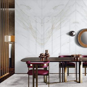 Lâmina em Porcelânico Calacatta Borghini - Polido 120x260cm