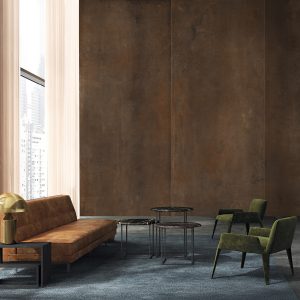Lâmina em Porcelânico Korten Brown - Mate 120x260cm