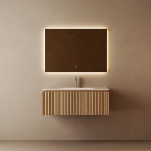 Móvel suspenso Stria 100cm Oak