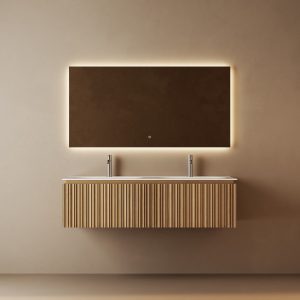 Móvel suspenso Stria 140cm Oak