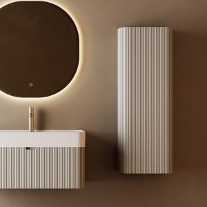 Móvel auxiliar Stria Oak 80cm
