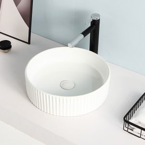 Lavatório de pousar Branco Brilho